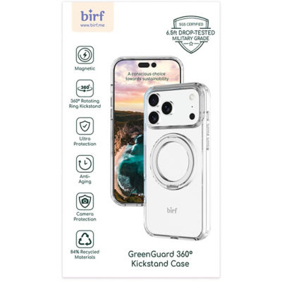 Birf Magsafe GreenGuard 360 Kickstand Case iPhone 17 Pro 1