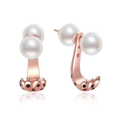 Pearly Lustre Top Lustre Freshwater Pearl Earrings WE00815 | SAFARI 1