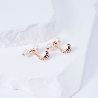 Pearly Lustre Top Lustre Freshwater Pearl Earrings WE00815 | SAFARI 4