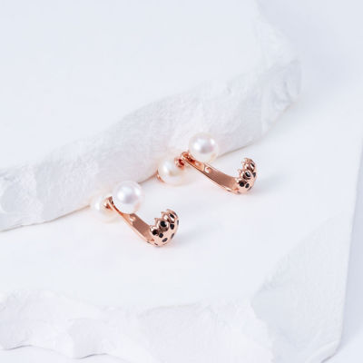 Pearly Lustre Top Lustre Freshwater Pearl Earrings WE00815 | SAFARI 6