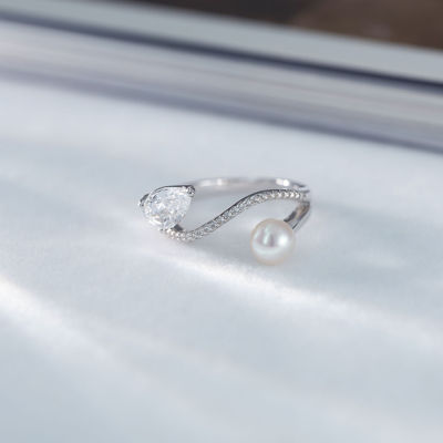 Pearly Lustre Top Grade Freshwater Pearl Ring WR00265 | EVERLEAF 3