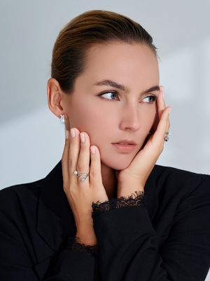 Pearly Lustre Top Grade Freshwater Pearl Ring WR00265 | EVERLEAF 6