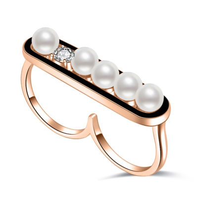 Pearly Lustre Freshwater Pearl Ring WR00203 | DECO 1