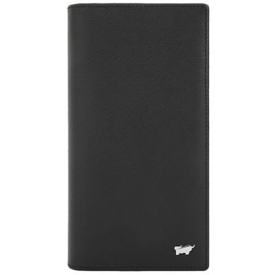 BRAUN BÜFFEL Braun Buffel Logan Bifold Long Wallet (Box Gusset) in Black 1