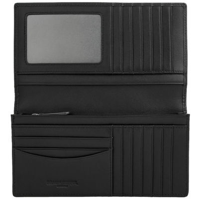 BRAUN BÜFFEL Braun Buffel Logan Bifold Long Wallet (Box Gusset) in Black 4