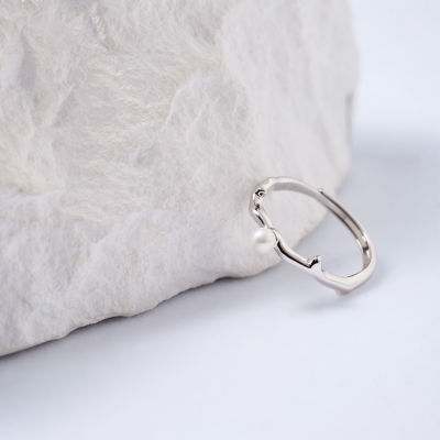 Pearly Lustre Top Grade Freshwater Pearl Ring WR00316 | ROSE 4