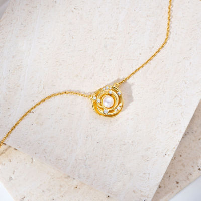 Pearly Lustre Top Grade Freshwater Pearl Necklace WN00824 | ROSE 3