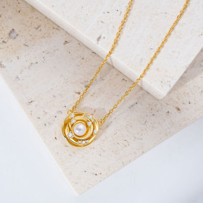 Pearly Lustre Top Grade Freshwater Pearl Necklace WN00824 | ROSE 4