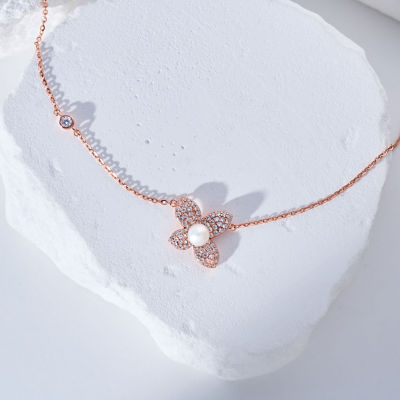 Pearly Lustre Top Grade Freshwater Pearl Necklace WN00823 | BLOOM 3