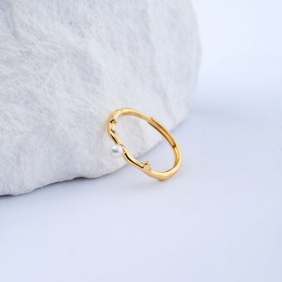Pearly Lustre Top Grade Freshwater Pearl Ring WR00315 | ROSE 4