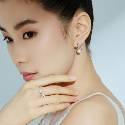 Pearly Lustre Top Grade Freshwater Pearl Ring WR00310 | EVERLEAF 3