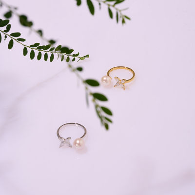 Pearly Lustre Top Grade Freshwater Pearl Ring WR00310 | EVERLEAF 4