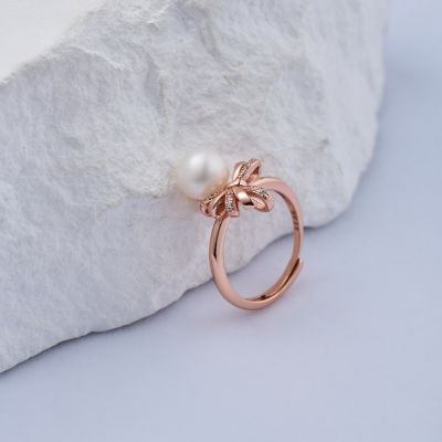 Pearly Lustre Freshwater Pearl Ring WR00314 | RIBBON 2