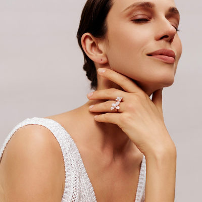 Pearly Lustre Top Grade Freshwater Pearl Rings WR00306 | BLOOM 7