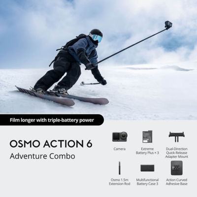 DJI Osmo Action 6 Adventure Combo 8