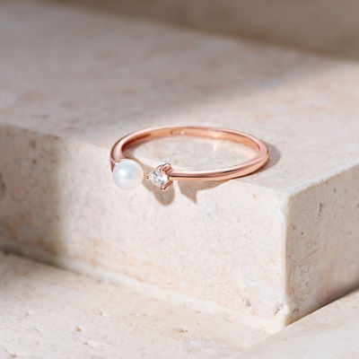 Pearly Lustre Top Grade Freshwater Pearl Ring WR00373 | CELESTE 3