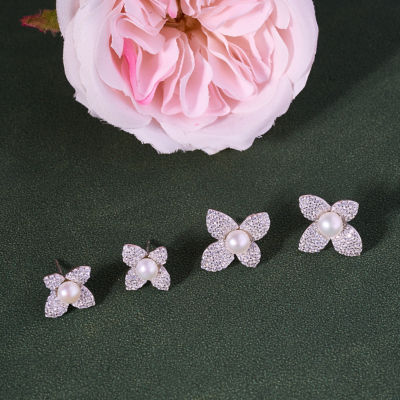 Pearly Lustre Top Grade Freshwater Pearl Earrings WE00830 | BLOOM 4