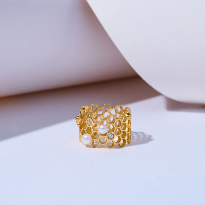 Pearly Lustre Top Grade Freshwater Pearl Ring WR00362 | BEE-LIEVE 2