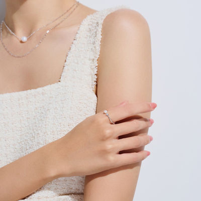 Pearly Lustre Top Grade Freshwater Pearl Ring WR00355 | CELESTE 3