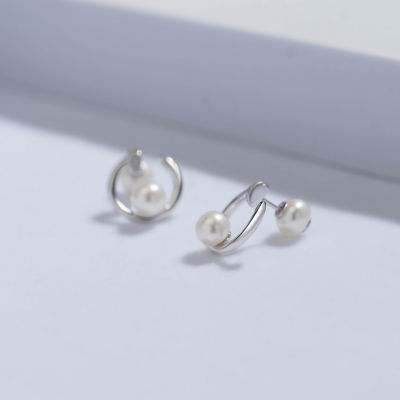 Pearly Lustre Top Grade Freshwater Pearl Earrings WE00520 2