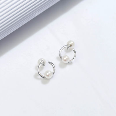 Pearly Lustre Top Grade Freshwater Pearl Earrings WE00520 3