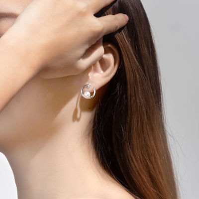 Pearly Lustre Top Grade Freshwater Pearl Earrings WE00520 5