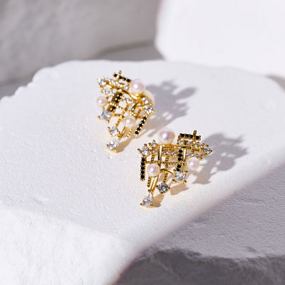 Pearly Lustre Top Grade Freshwater Pearl Earrings WE00945 | TWEED 4