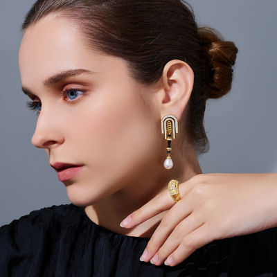 Pearly Lustre Top Grade Freshwater Pearl Earrings WE00946 | DECO 3