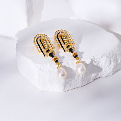 Pearly Lustre Top Grade Freshwater Pearl Earrings WE00946 | DECO 4