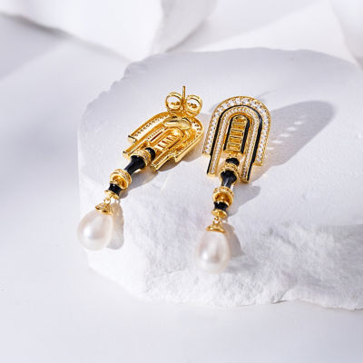 Pearly Lustre Top Grade Freshwater Pearl Earrings WE00946 | DECO 6
