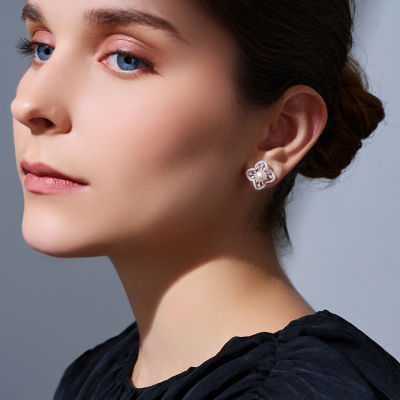 Pearly Lustre Top Grade Freshwater Pearl Earrings WE00949 | PERANAKAN 5