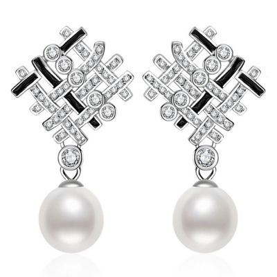 Pearly Lustre Top Grade Freshwater Pearl Earrings WE00948 | TWEED 1