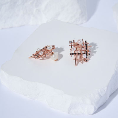 Pearly Lustre Top Grade Freshwater Pearl Earrings WE00895 | TWEED 6