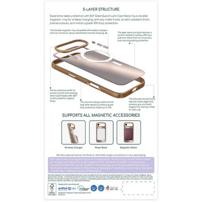 Birf Magsafe GreenGuard Lumi Case iPhone Air 2
