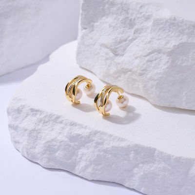 Pearly Lustre Top Grade Freshwater Pearl Earrings WE00910 | MARINA BAY 2