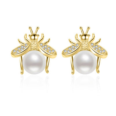 Pearly Lustre Elegant Freshwater Pearl Earrings WE00868 | BEE-LIEVE 1