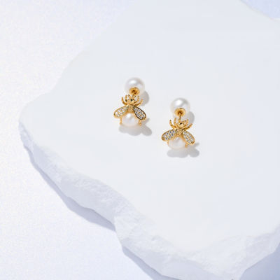 Pearly Lustre Elegant Freshwater Pearl Earrings WE00868 | BEE-LIEVE 2