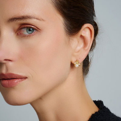 Pearly Lustre Elegant Freshwater Pearl Earrings WE00868 | BEE-LIEVE 6