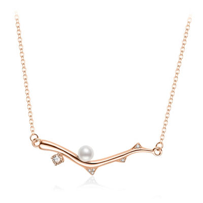 Pearly Lustre Top Grade Freshwater Pearl Necklace WN00801 | ROSE 1