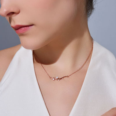 Pearly Lustre Top Grade Freshwater Pearl Necklace WN00801 | ROSE 5