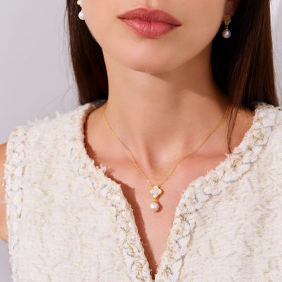 Pearly Lustre Top Grade Freshwater Pearl Necklace WN00778 | MOTHER OF PEARL 3