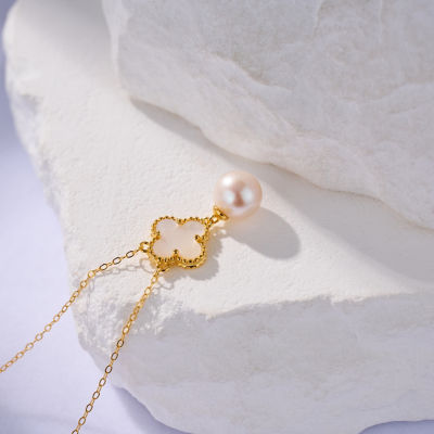 Pearly Lustre Top Grade Freshwater Pearl Necklace WN00778 | MOTHER OF PEARL 4