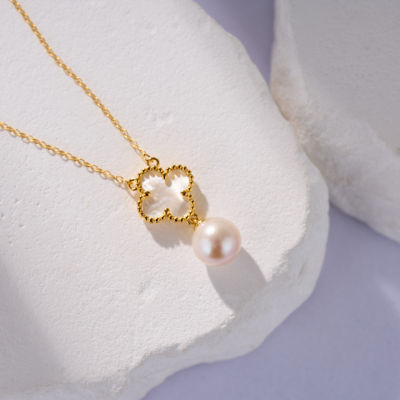 Pearly Lustre Top Grade Freshwater Pearl Necklace WN00778 | MOTHER OF PEARL 6