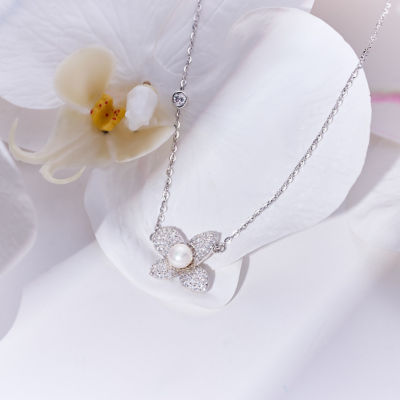 Pearly Lustre Top Grade Freshwater Pearl Necklace WN00793 | BLOOM 4