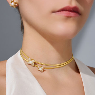 Pearly Lustre Top Grade Freshwater Pearl Necklace WN00806 | BLOOM 5