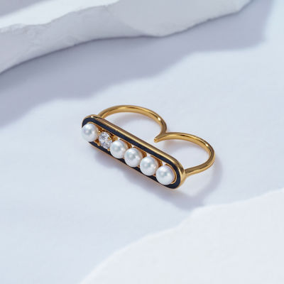 Pearly Lustre Freshwater Pearl Ring WR00202 | DECO 2
