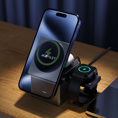Acefast E18 Rubik's Cube 3-in-1 Wireless Charging Holder 6