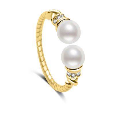 Pearly Lustre Asian Civilisations Museum Top Grade Freshwater Pearl Ring WR00321 | ACM Collection 1