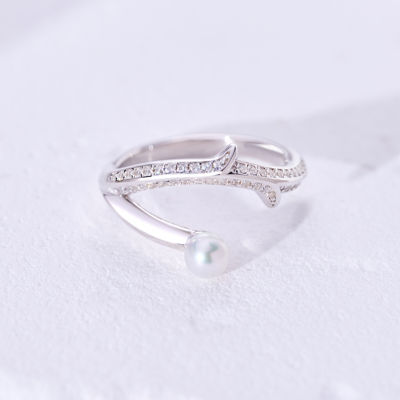 Pearly Lustre Top Grade Freshwater Pearl Ring WR00350 | ROSE 4