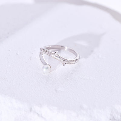 Pearly Lustre Top Grade Freshwater Pearl Ring WR00350 | ROSE 6